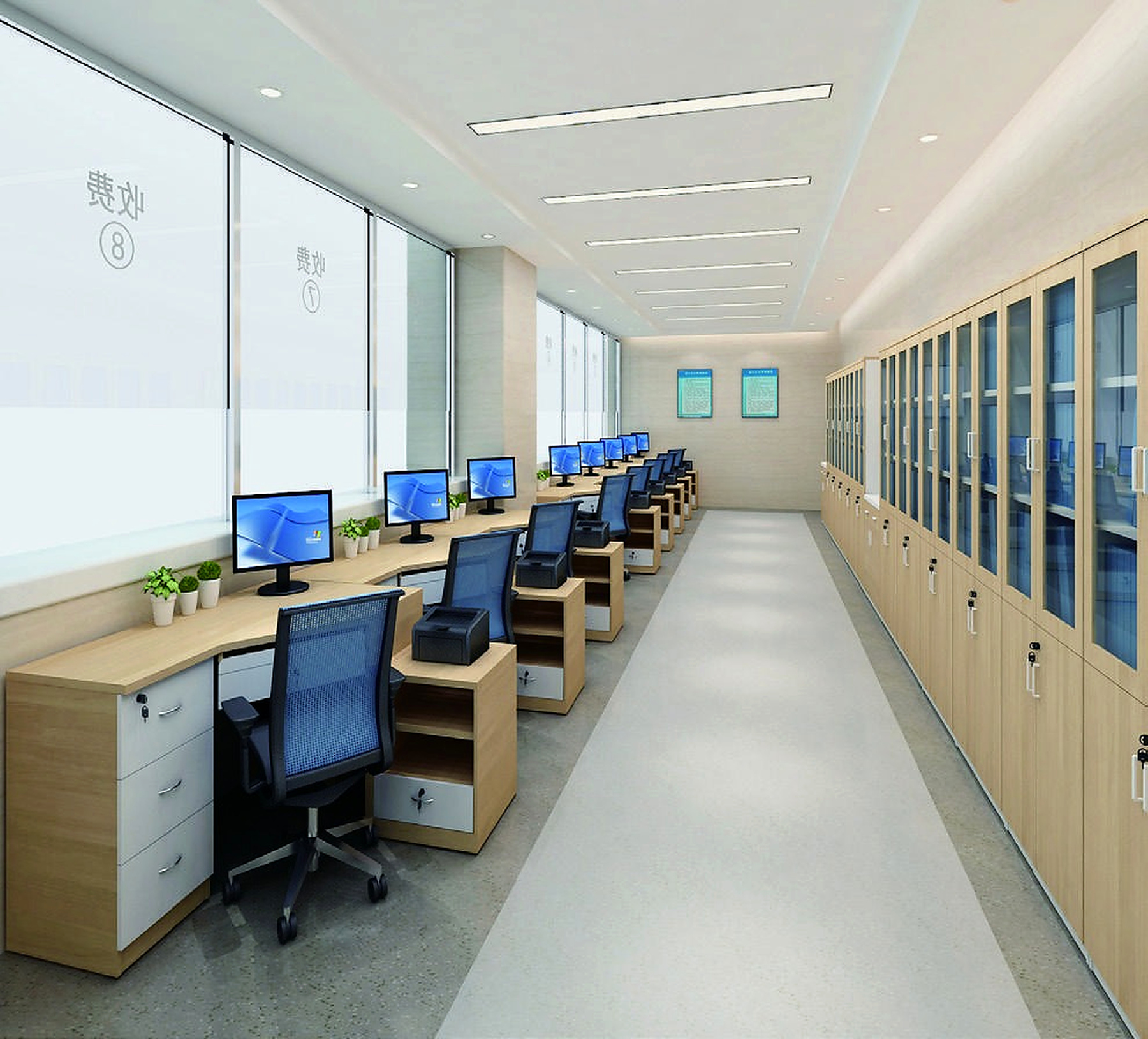 护士站办公室空间方案