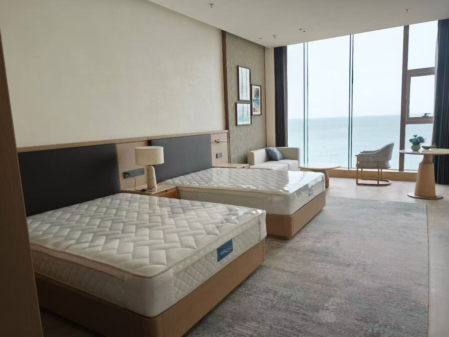 酒店空间效果图-海景套房