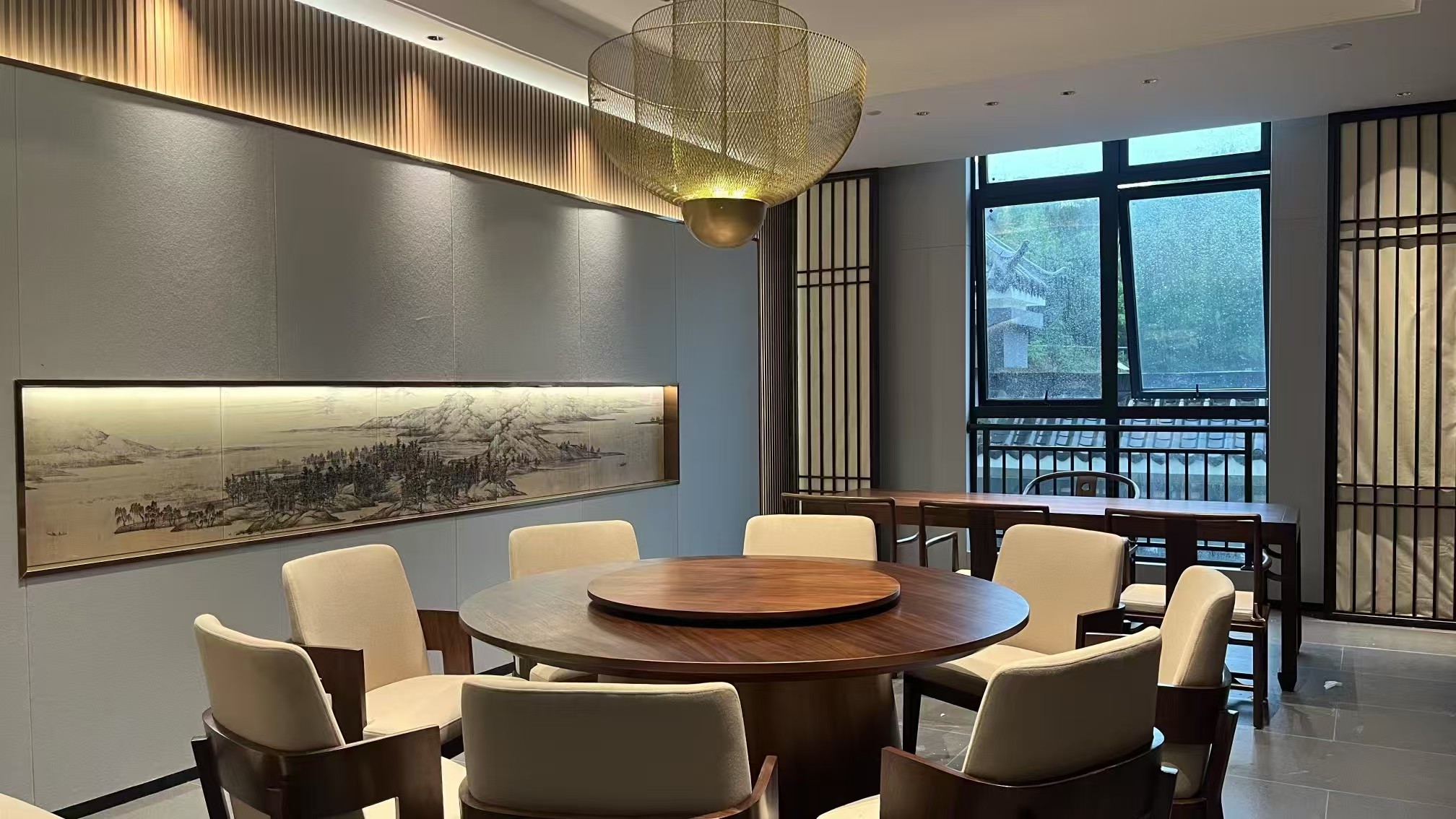 酒店空间效果图-餐饮与会议空间